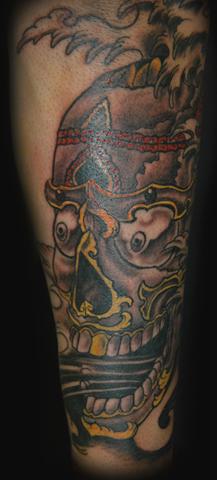 tattoos/ - tibetan skull - 61715